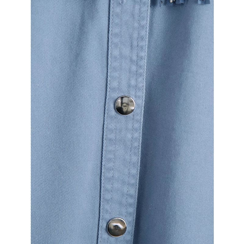 Veste à Franges Blue Indian – Image 5