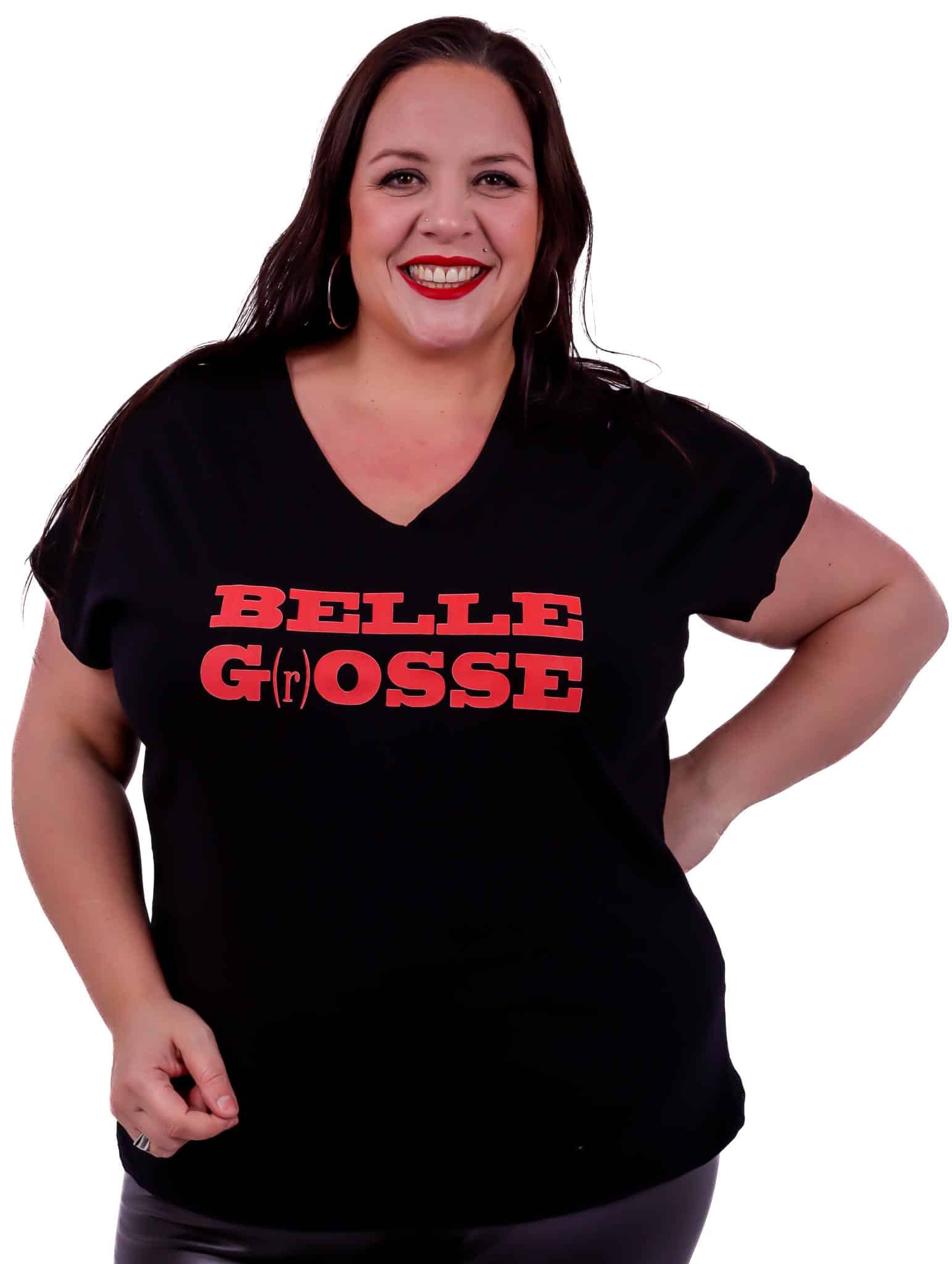 Tee-shirt belle g(r)osse noir – Image 6