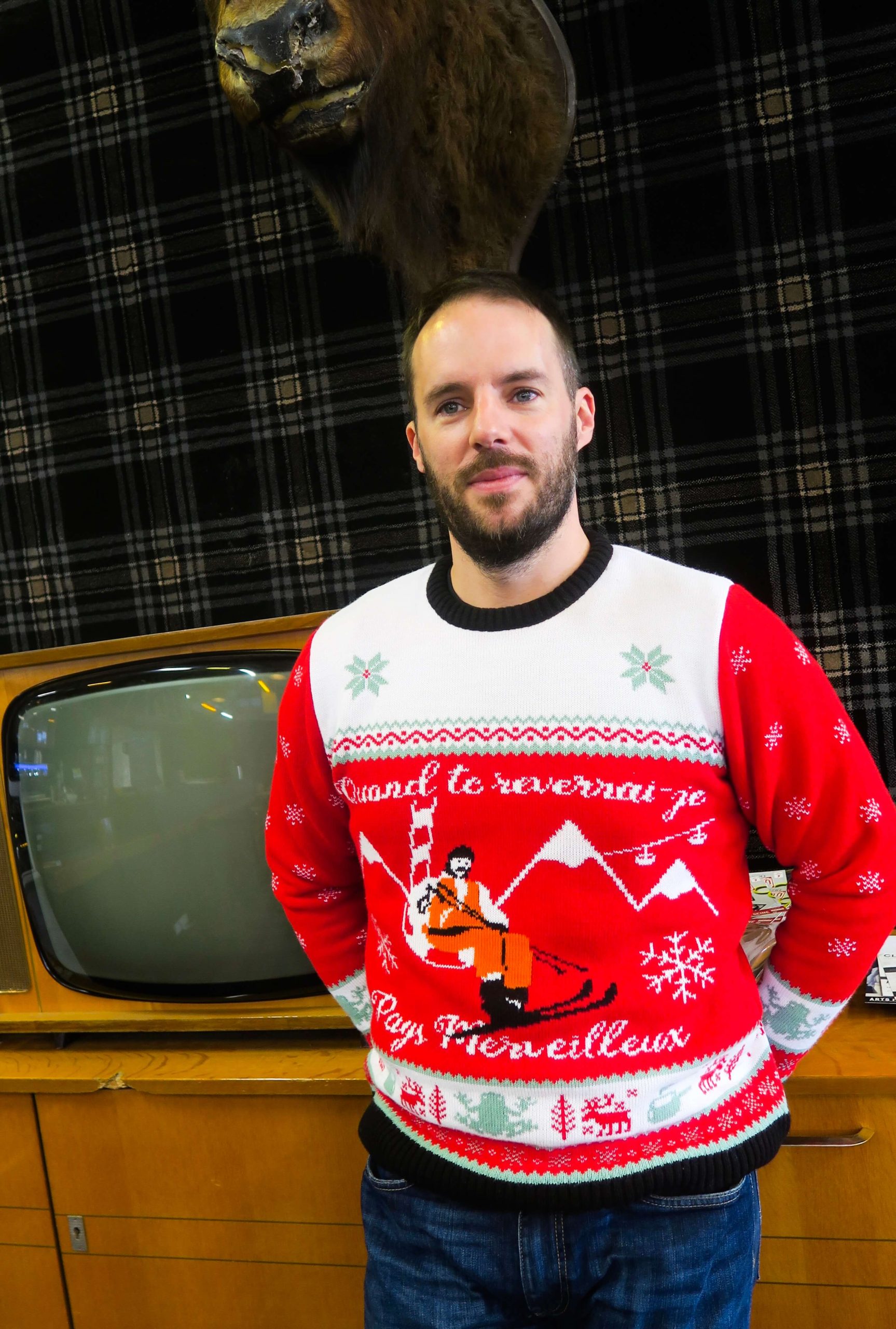 Pull de Noël les Bronzés font du ski pour Elle et pour Lui – Image 3