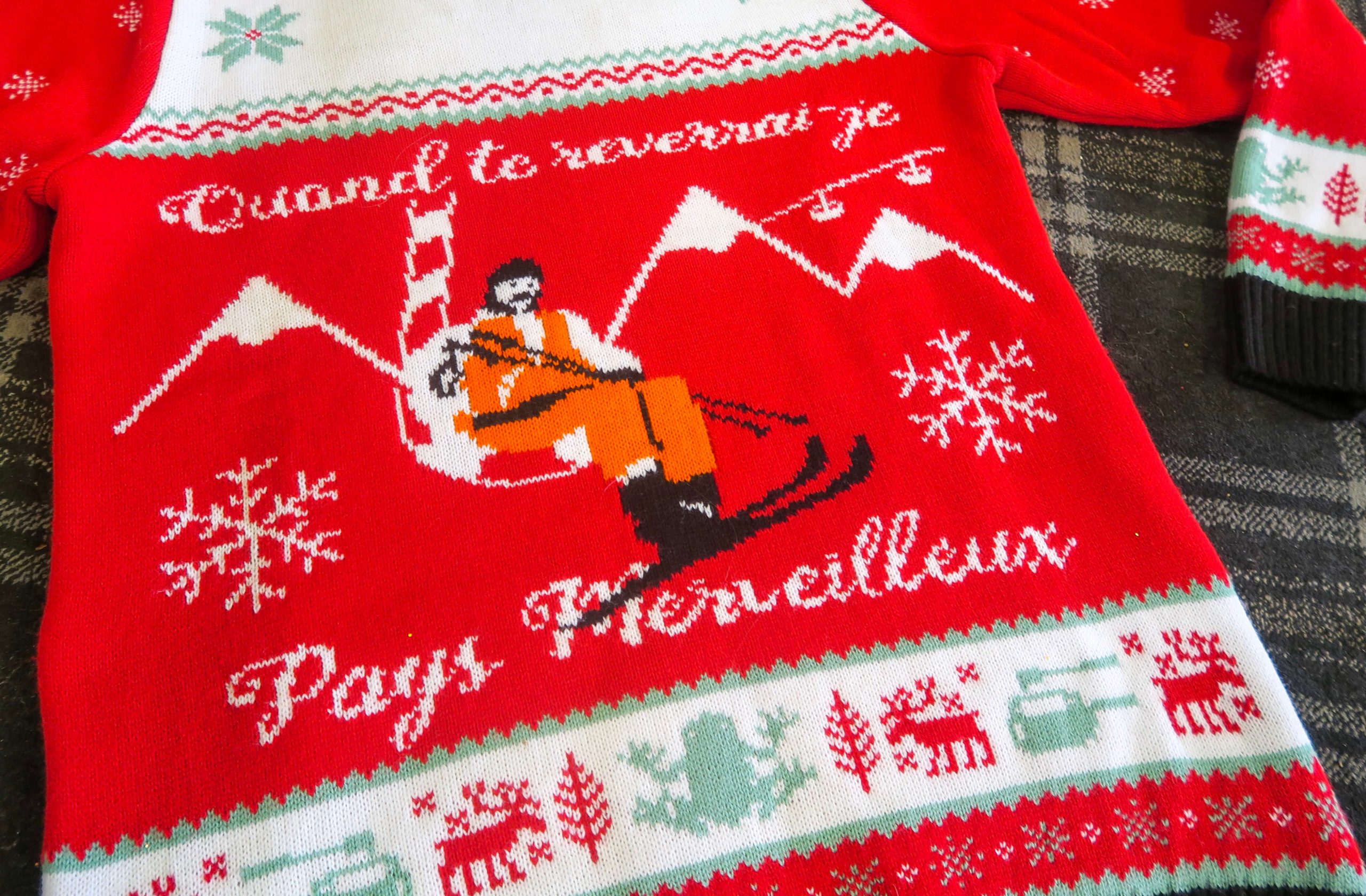 Pull de Noël les Bronzés font du ski pour Elle et pour Lui – Image 2