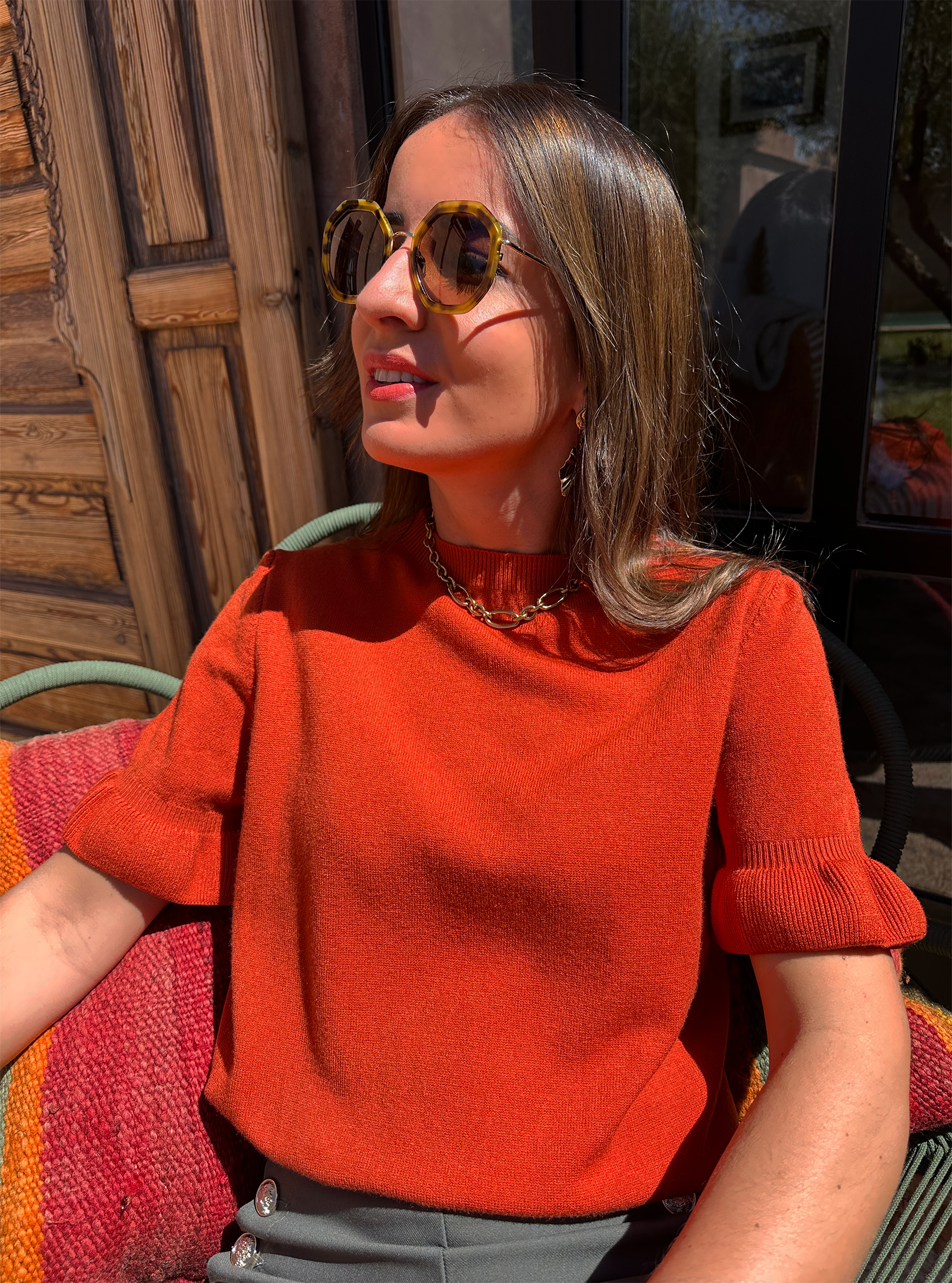 Pull Lana Terracotta – Image 2