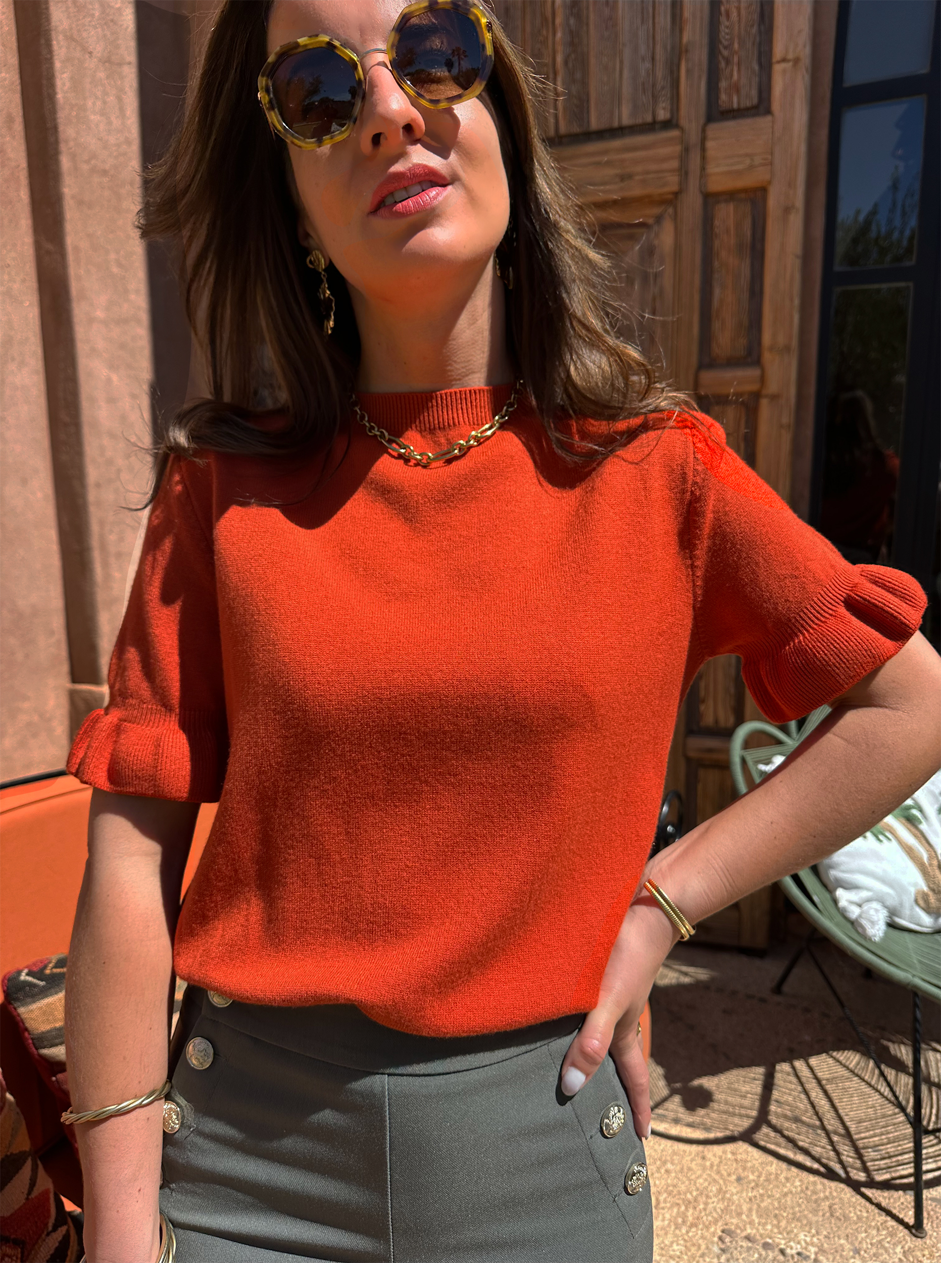 Pull Lana Terracotta – Image 3