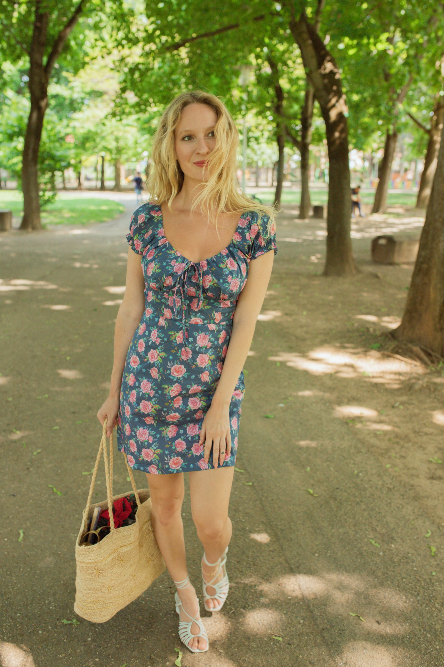 Robe milkmaid pivoine rose – Image 7