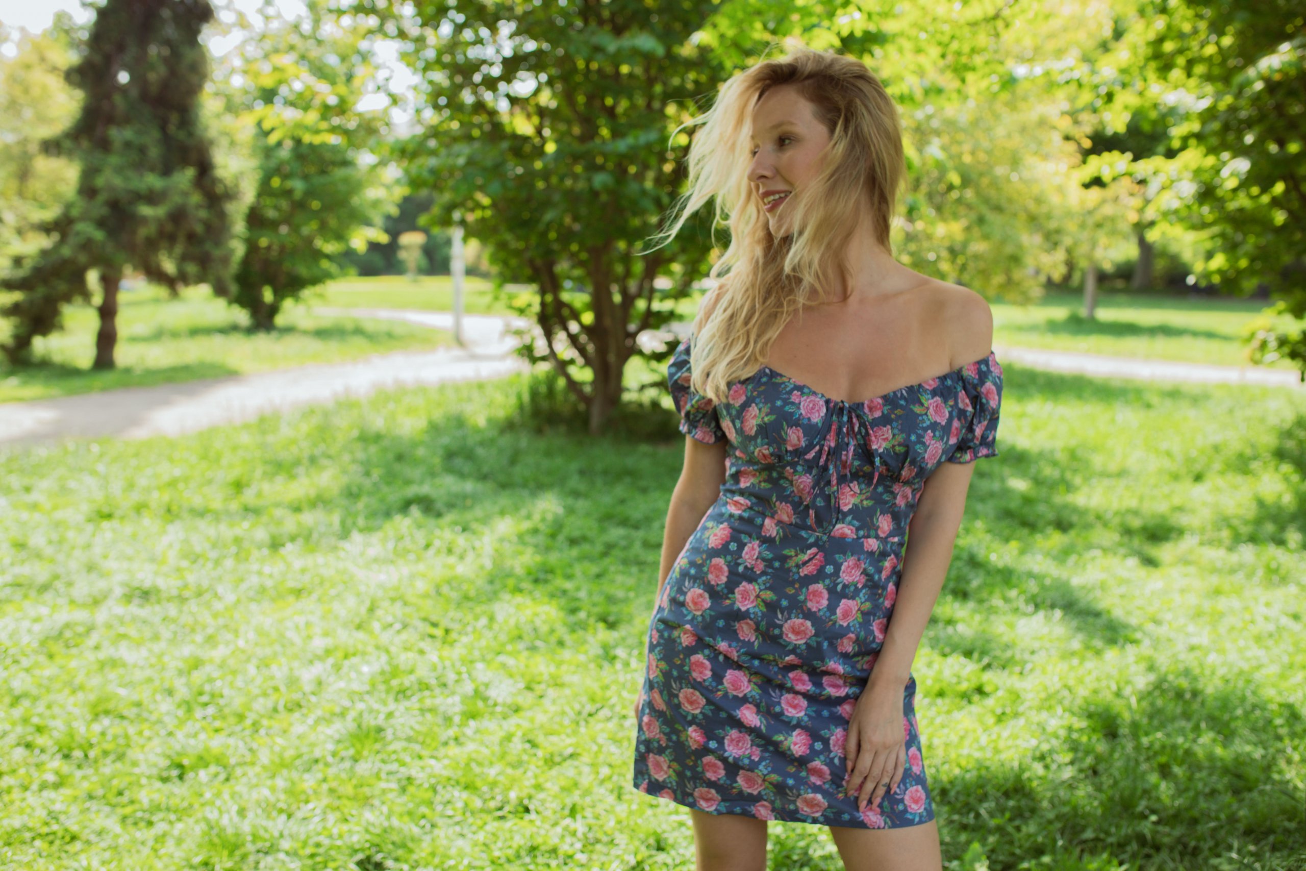 Robe milkmaid pivoine rose – Image 4