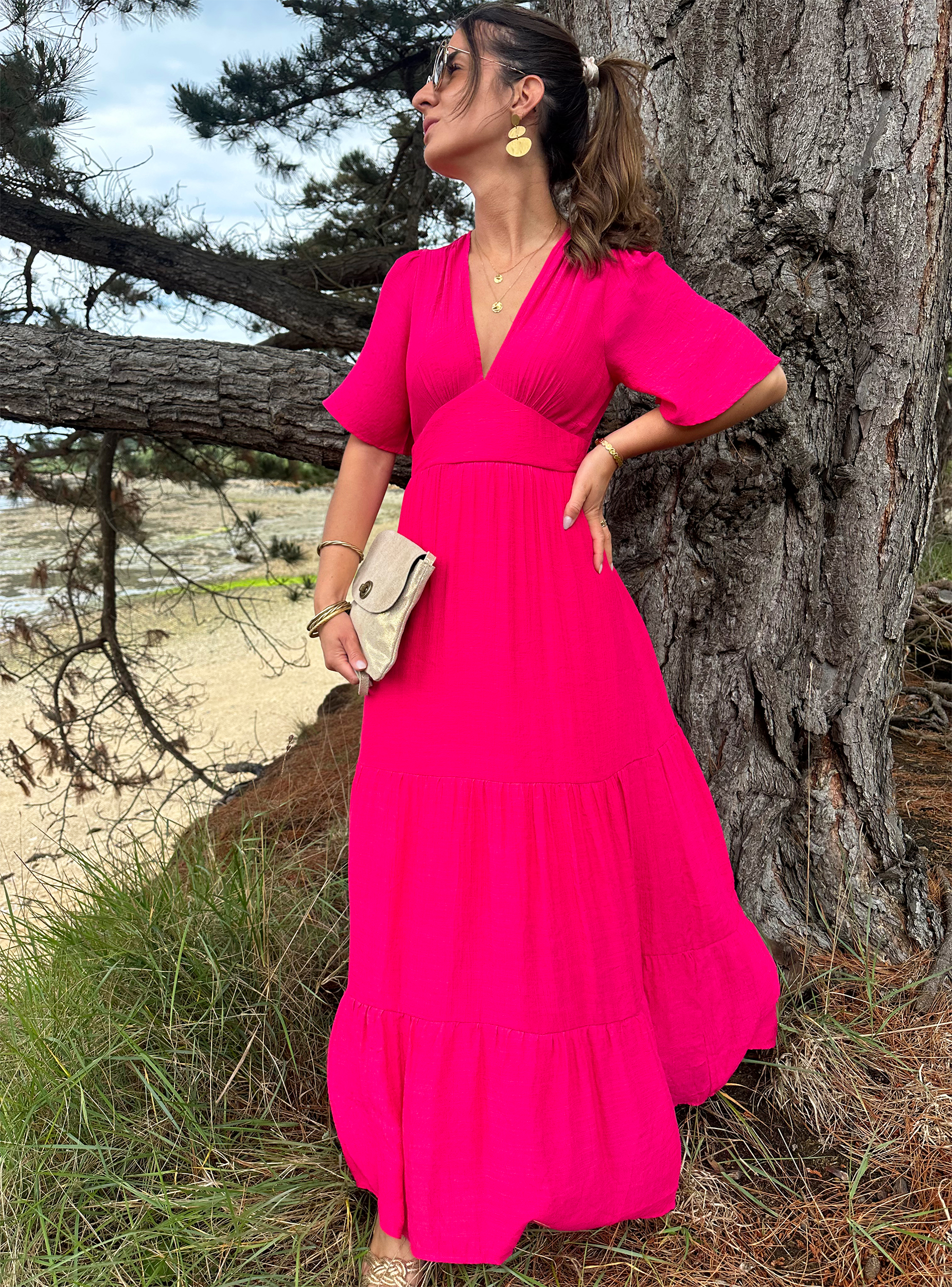 Robe Sara Fuchsia – Image 9