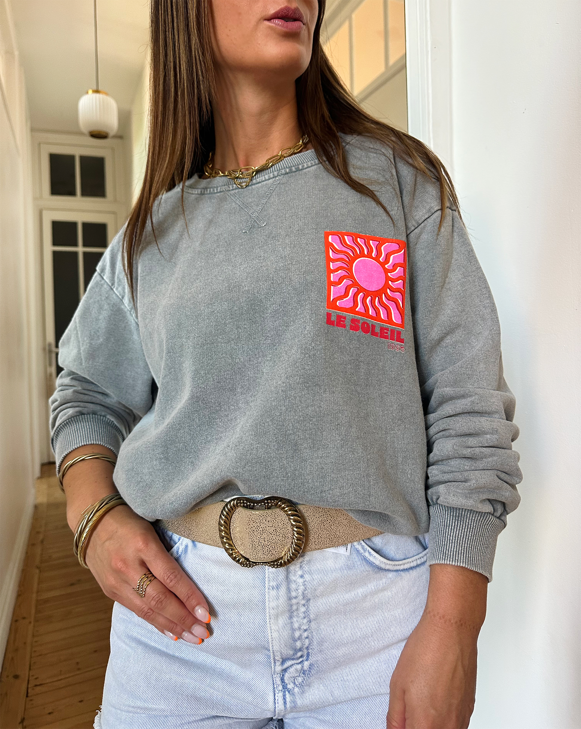 Sweat Soleil Gris – Image 7