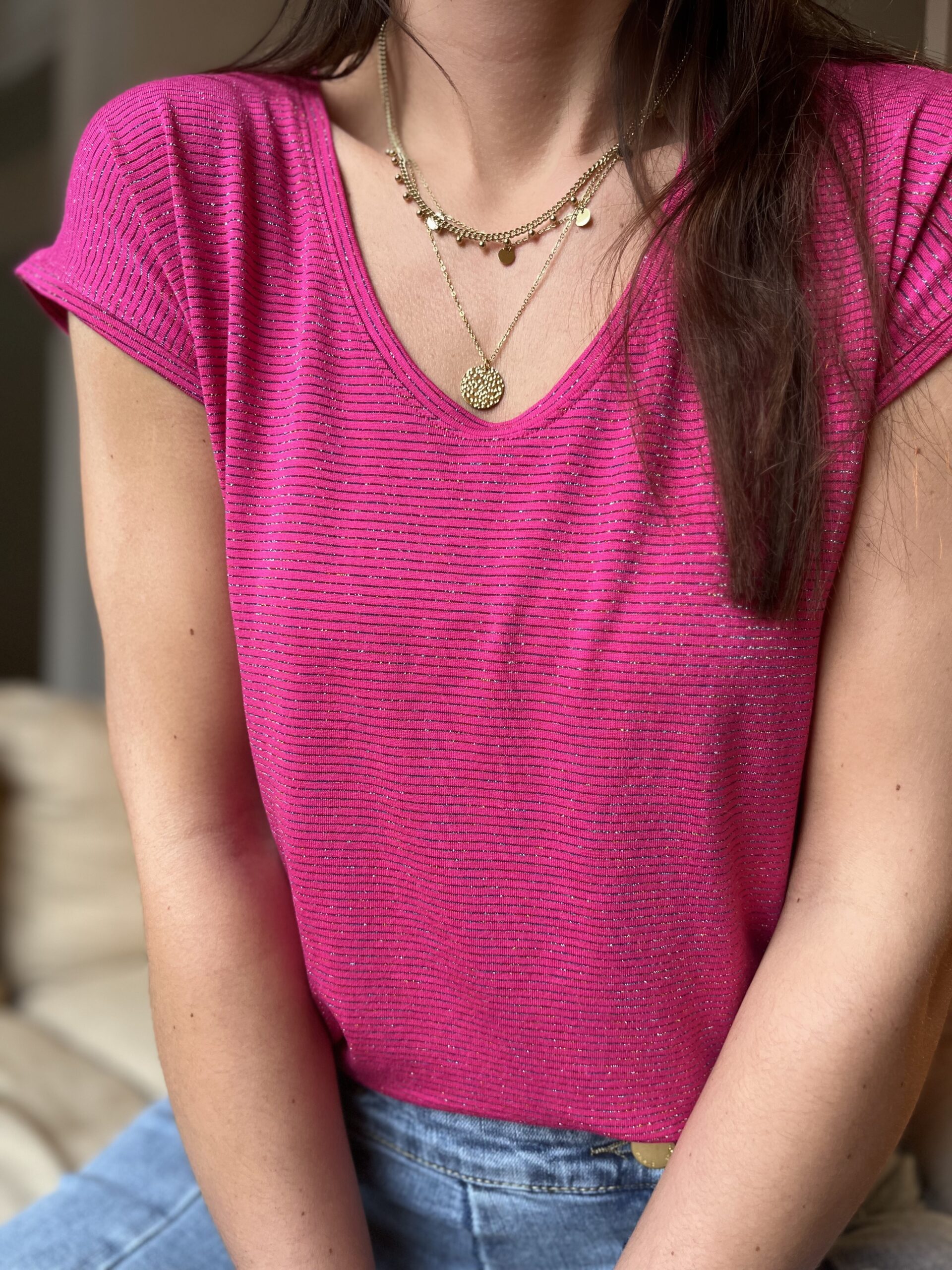 T-shirt Milo Fuchsia – Image 4