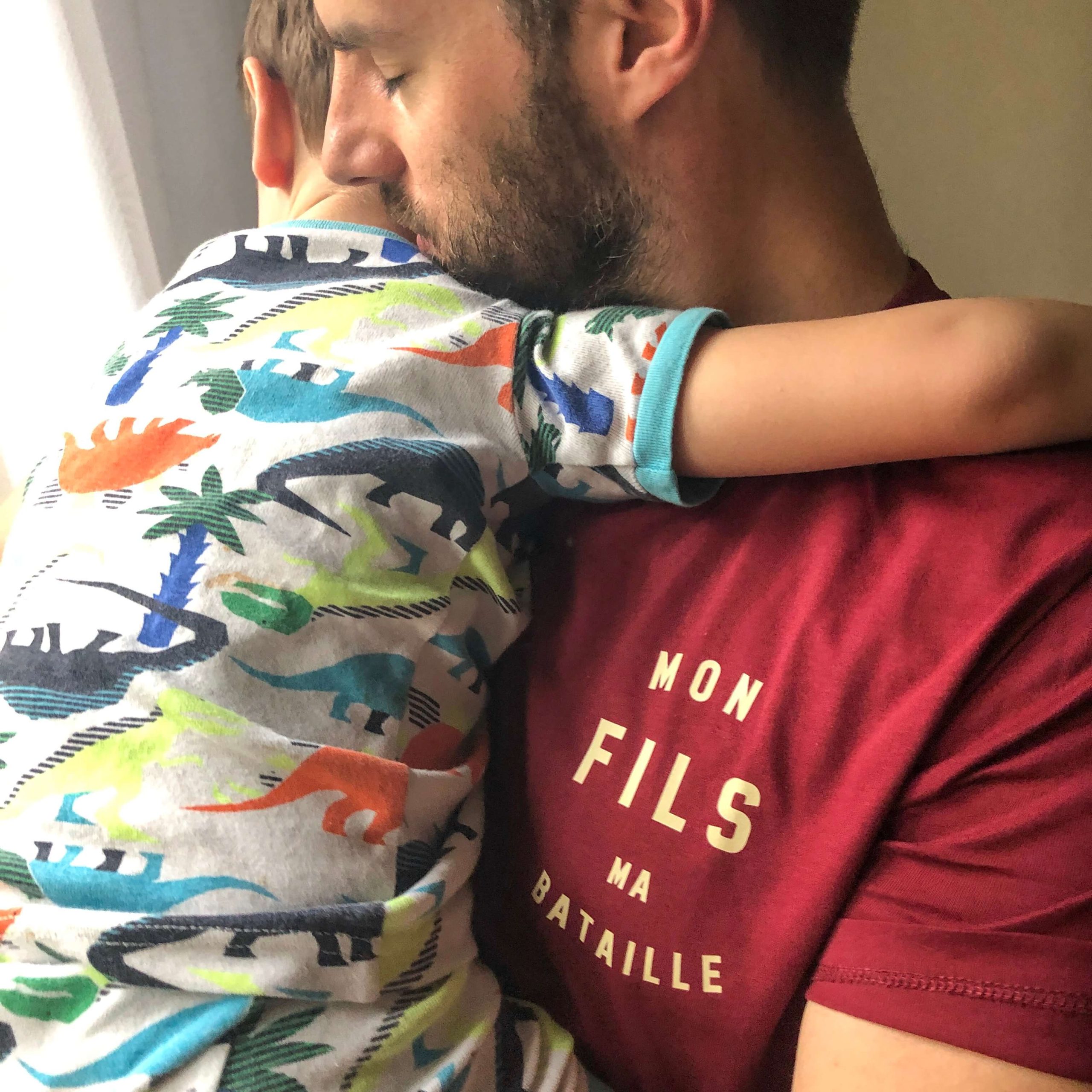 T-shirt unisexe Mon fils, ma bataille – Image 2