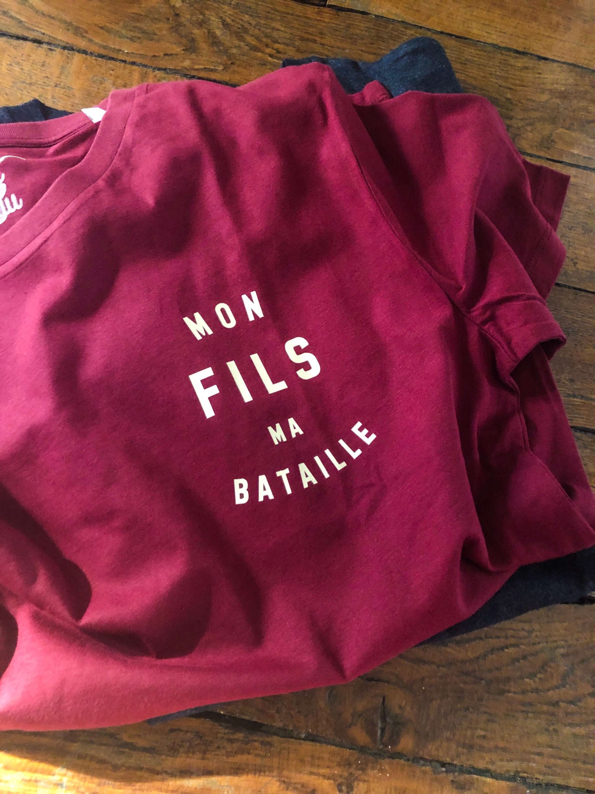 T-shirt unisexe Mon fils, ma bataille – Image 5