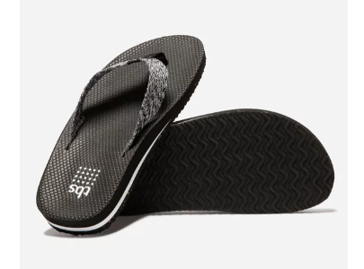 Tongs homme Sandale entre doigt en textile Claquette semelle épaisse éco-concue TBS – Image 4