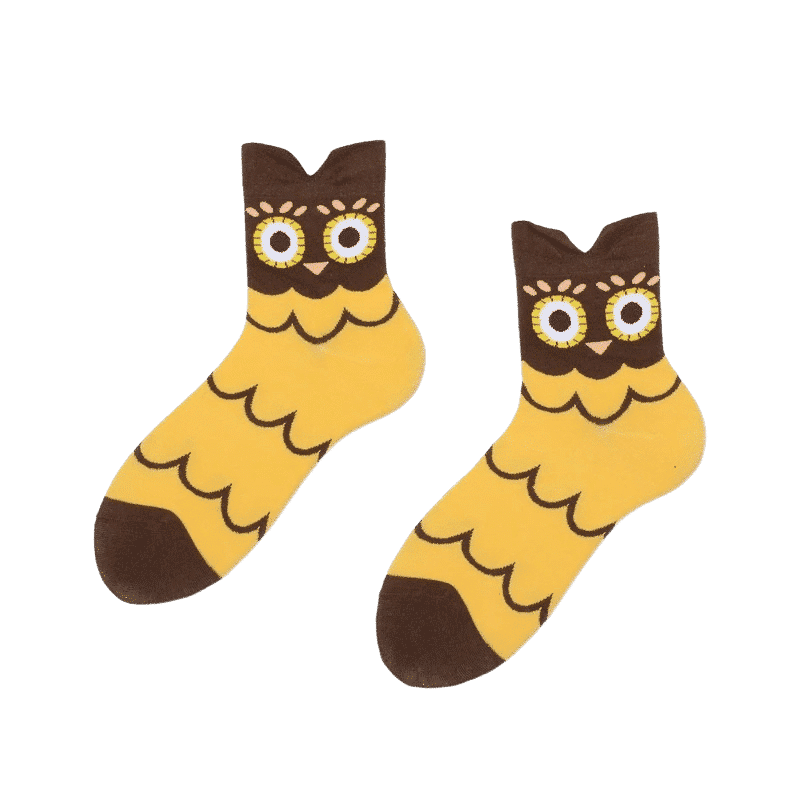 Chaussette hibou femme