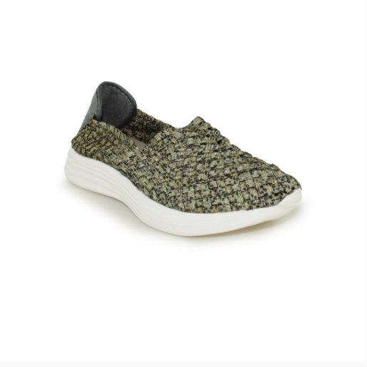 Chaussures tressées élastiquées extensibles très confortables coloris bronze ROCK SPRING Tosh