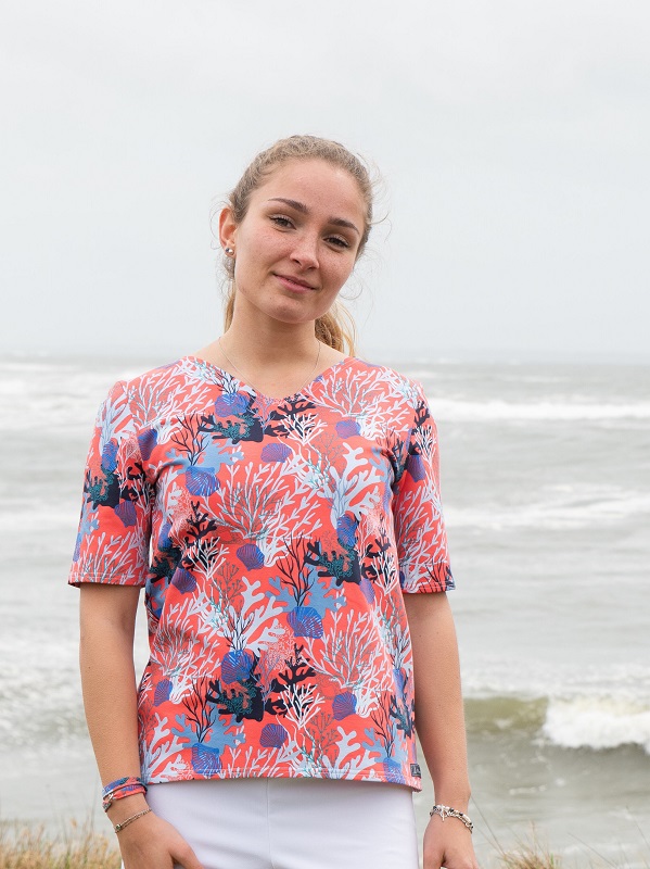 Tunique au motif mer corail – Image 5