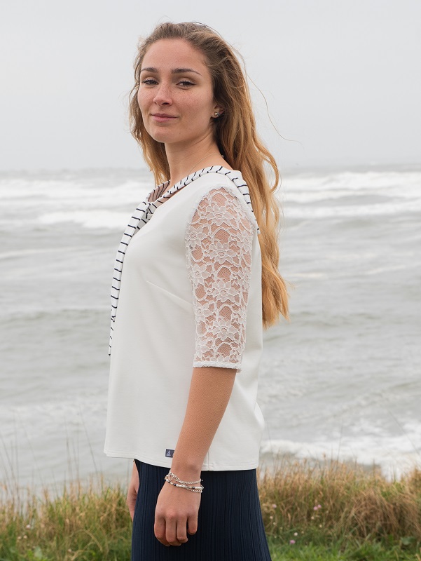 Tunique col rayé marin – Image 5