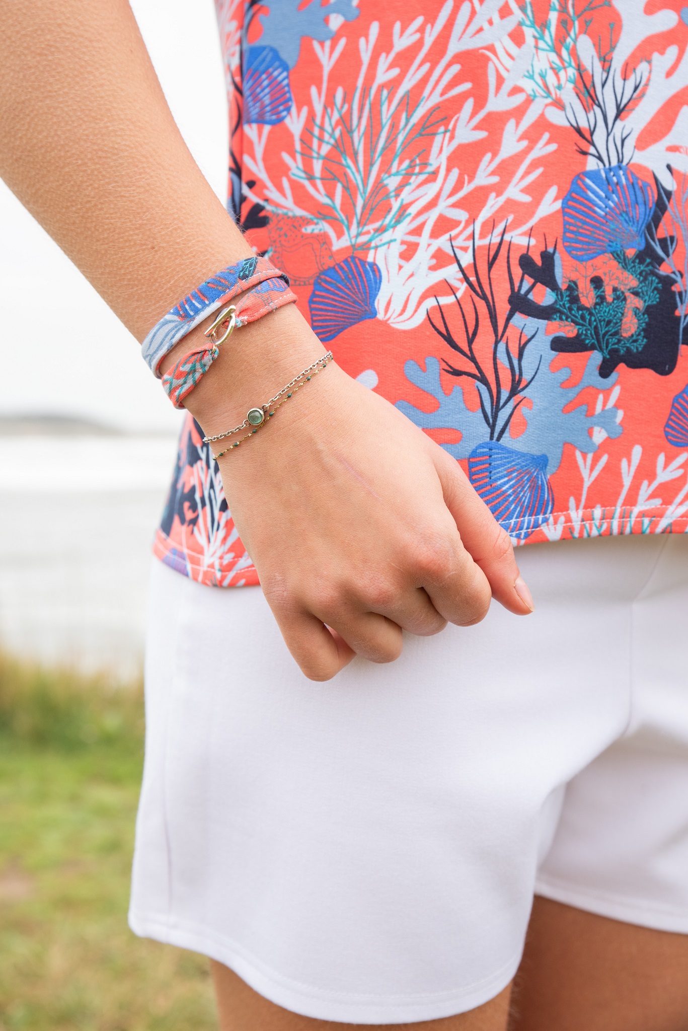 Tunique au motif mer corail – Image 4